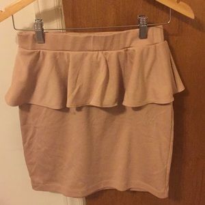 Peplum skirt